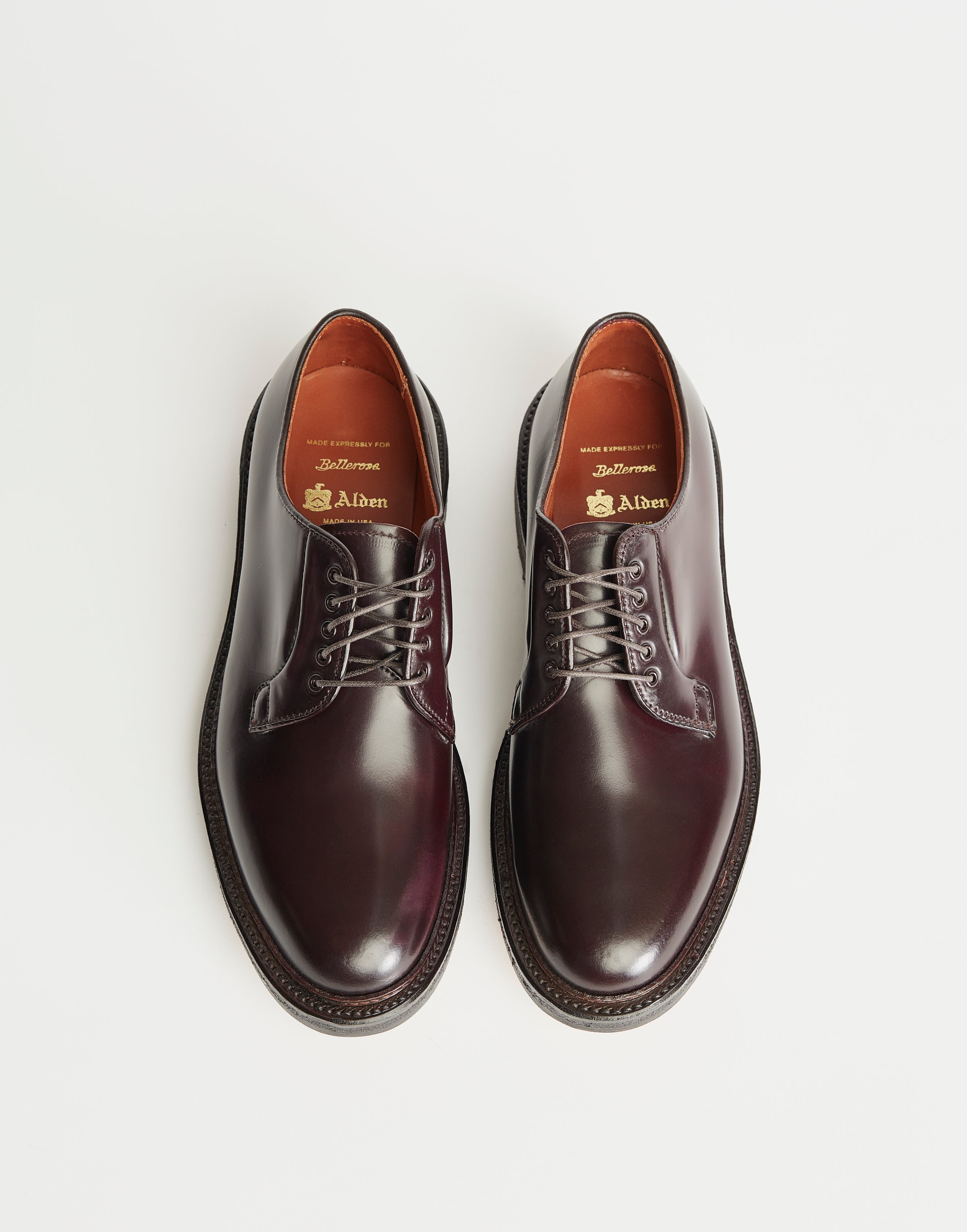 ALDEN | PLAIN TOE BLUCHER SHOES '16 