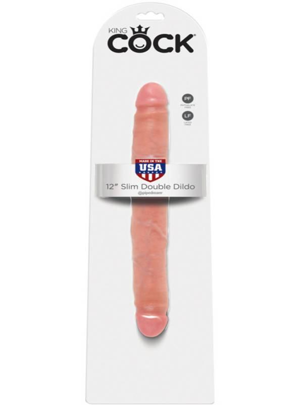 King Cock 12 Inch Slim Double Dildo Passionzone Adult Store Dongs