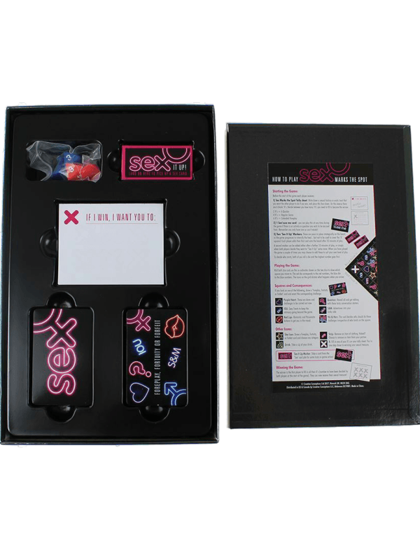 Sex Marks The Spot Sexy Board Game For Adults