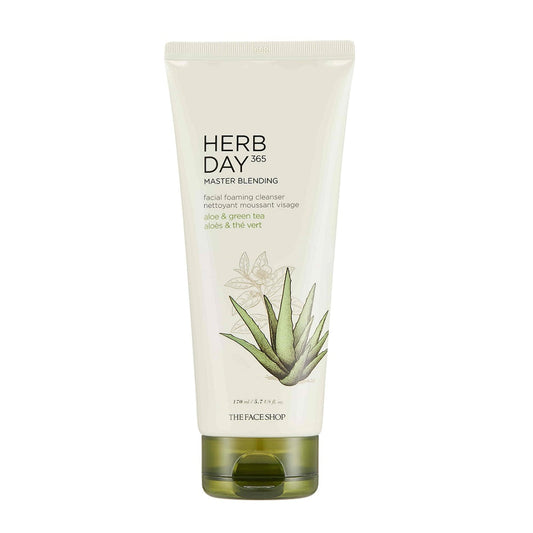 The Face Shop HERB DAY 365 Master Blending Foaming Cleanser - Lemon & Grapefruit