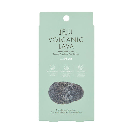 The Face Shop Jeju Volcanic Lava Fresh Nose Strips - 7 pieces