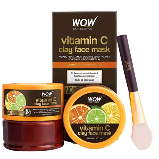 Wow Skin Science Vitamin C Glow Clay Face Mask - 200 ml