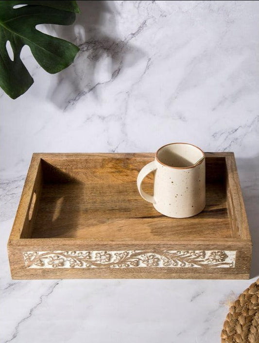 Etched Wooden Tray