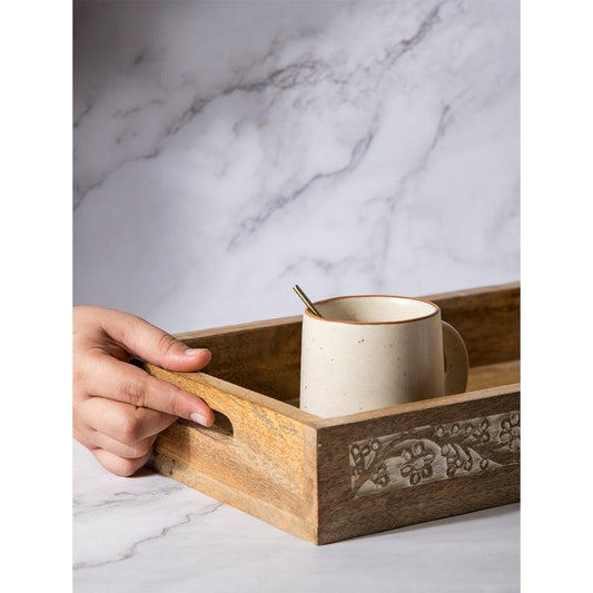 Etched Wooden Tray