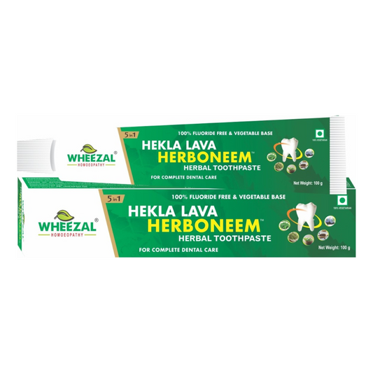 Wheezal Hekla Lava Herboneem Herbal Toothpaste