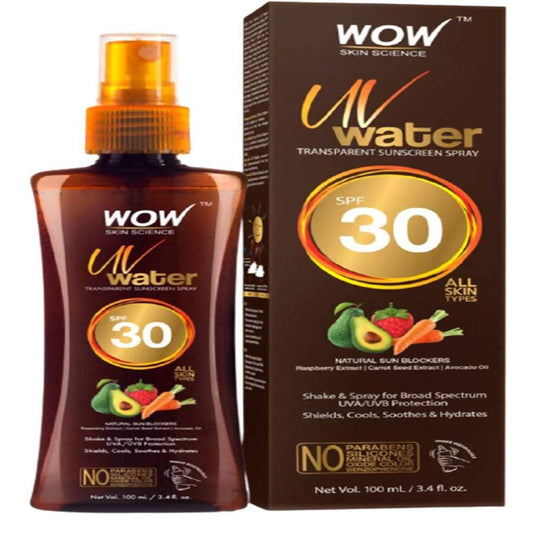 Wow Skin Science UV Water Transparent Sunscreen Spray SPF 30 - 100 ml