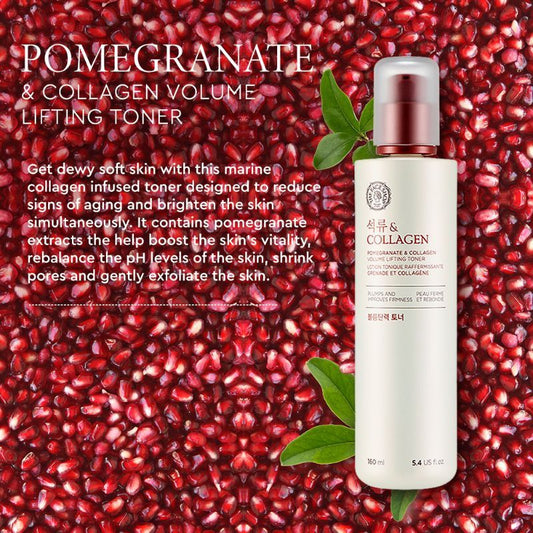 The Face Shop Pomegranate & Collagen Volume Lifting Toner -160 ml