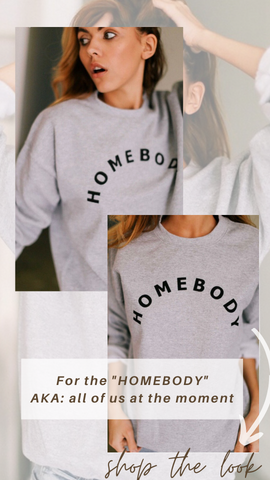 SWEAT-SHIRT HOMEBODY MINT EXCLUSIVE HAUT PULL GRIS