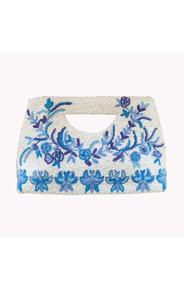 Top Handle Beaded Bag