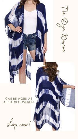 TIE DYE KIMONO COVER UP MENTHE EXCLUSIVES CAFTAN BEACH COVER UP TOP