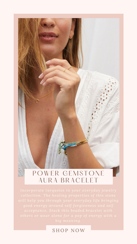 BRACELET AURA PIERRE GEMME PUISSANCE BRACELETS TURQUOISE