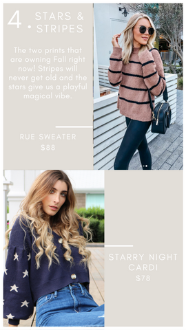 RUE SWEATER THREAD AND SUPPLY FALL STRIPED KNITS