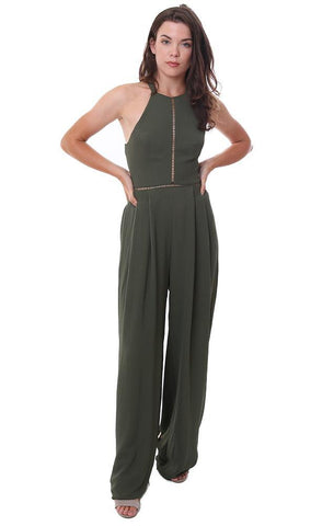 Blue Blush Burgundy One Shoulder Ruffle Jumpsuit- Size S – The Saved  Collection