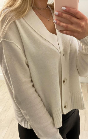 CARDIGAN OVERSIZE À MANCHES LONGUES RAFFI TRICOTS DOUX DE LUXE