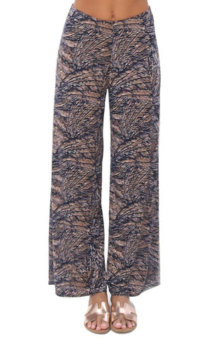 PANTALON VERONICA M IMPRIMÉ PALAZZO JAMBE LARGE PANTALON BOHO FLUIDE