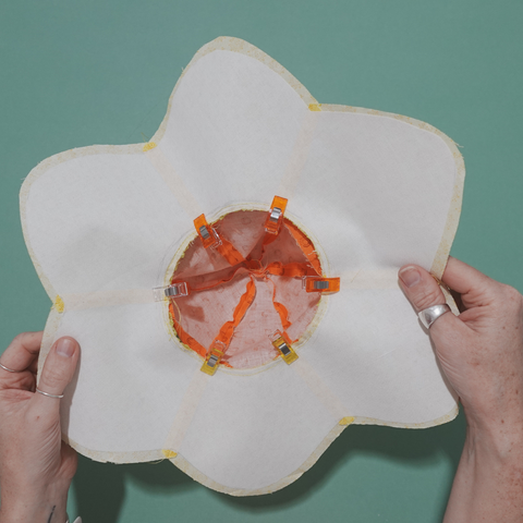 Daffodil kids sun hat sewing pattern tutorial