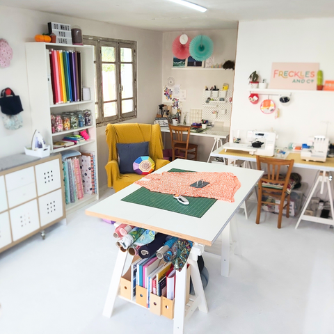 Freckles and Co sewing studio