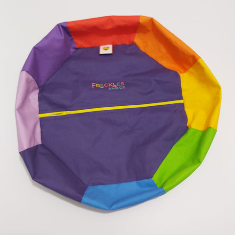 Freckles and Co CUT&SEW Rainbow pouffe