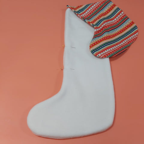 Christmas Stocking sewing tutorial and pattern Freckles and Co