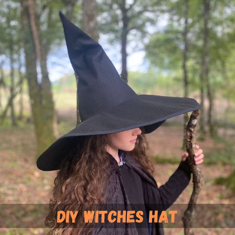 DIY witches hat sewing pattern pdf download