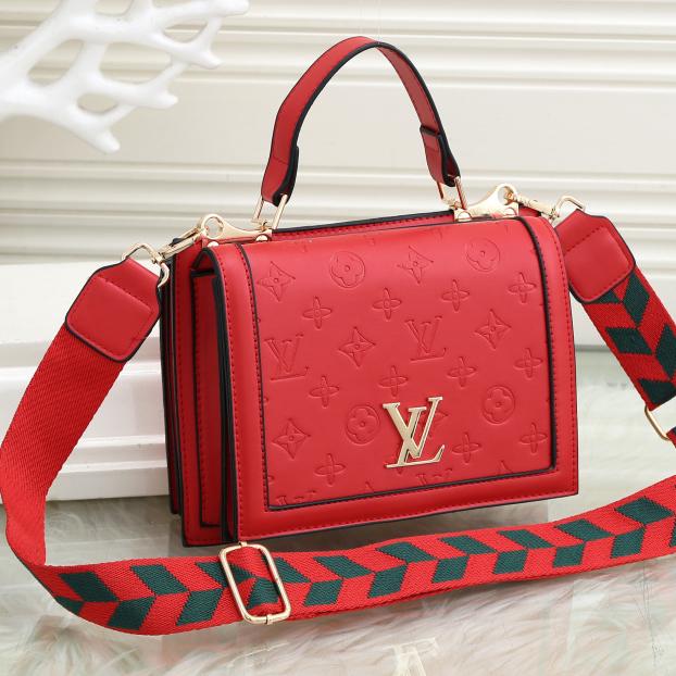 Louis Vuitton LV Fashion Leather Crossbody Handbag Satchel Shoulder Bag