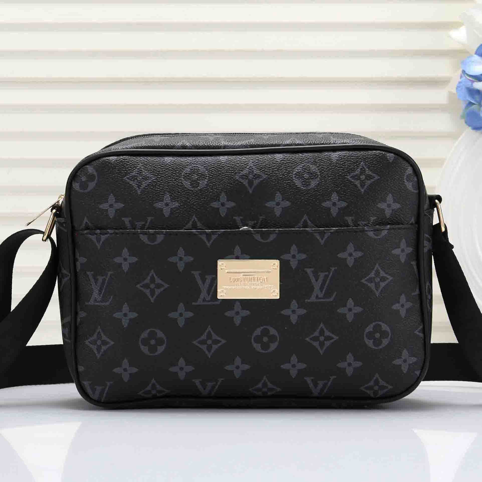 Louis Vuitton LV Fashion Leather Crossbody Satchel Shoulder Bag