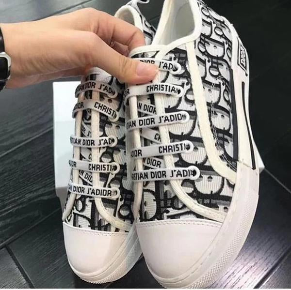 Dior Walk'n'dior Sneaker In Oblique Embroidered Canvas