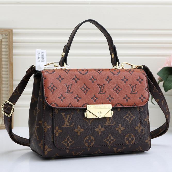 Louis Vuitton LV Fashion Leather Crossbody Satchel Shoulder Bag