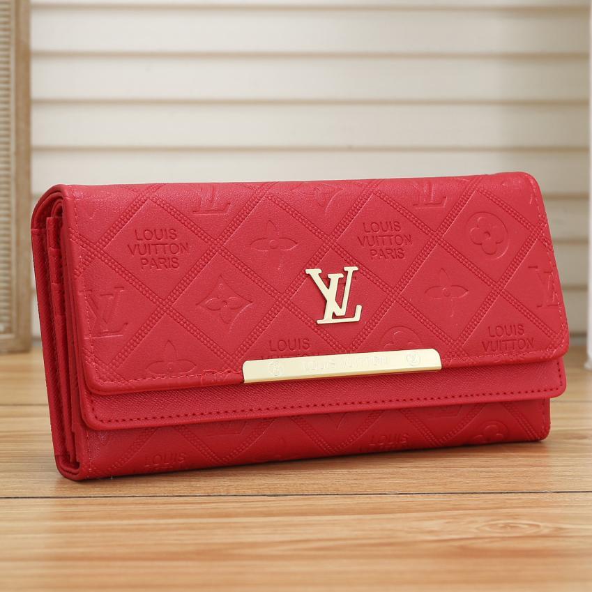 Louis Vuitton LV Fashion Leather Purse Wallet