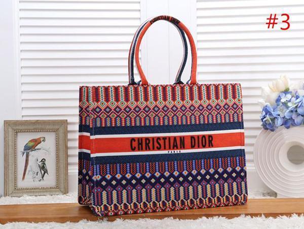 Dior Book Tote Bag In Embroidered Dior Oblique Canvas