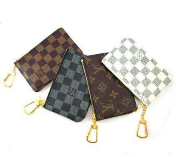 LV Louis Vuitton Fashionable Women Men Key Pouch Clutch Bag Coin