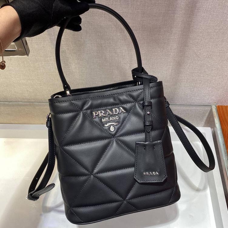 Prada High Quality Women Fashion Leather Handbag Crossbody