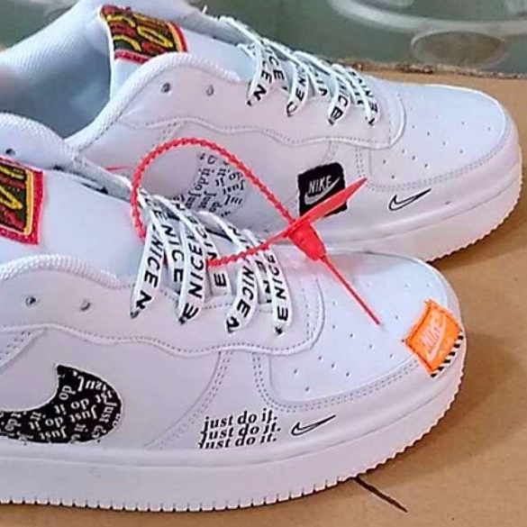 Nike Air Force 1 AF1 Just Do It JDI Fashion Women Men Casual Sport Shoes Sneakers