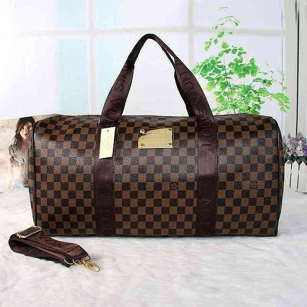 Louis Vuitton LV Women Travel Bag Leather Luggage Travel Bags Tote Handbag LV Print