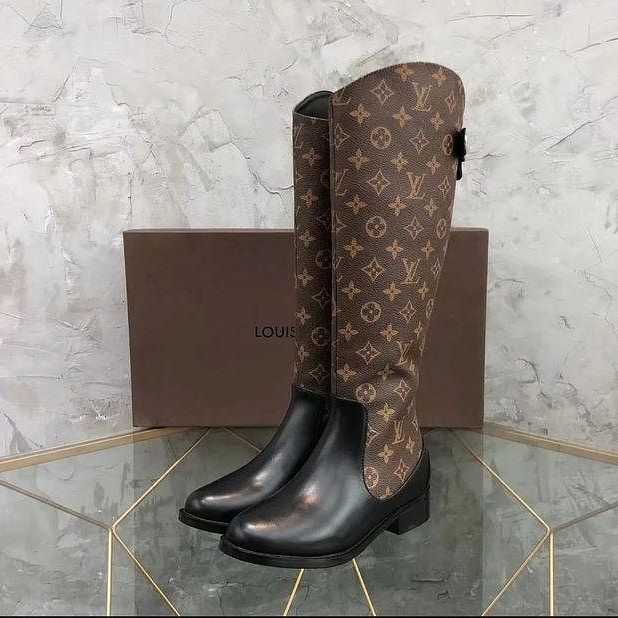 Louis Vuitton LV Fashion Women Leather High Boots Shoes