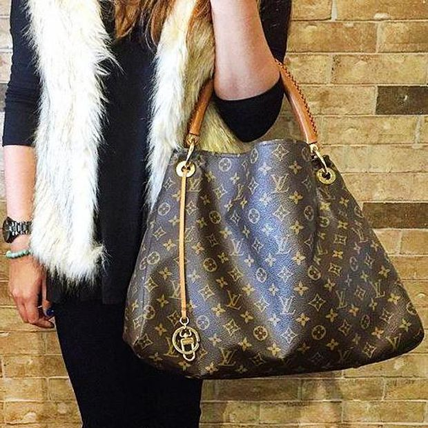 LV Tide Brand Classic Models Women Casual Simple Backpack Shoulder Bag