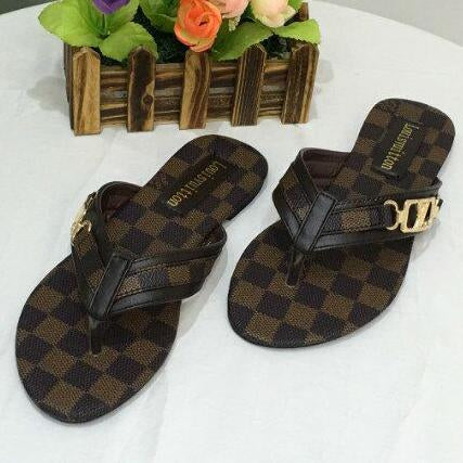 Louis Vuitton Women Sandals Shoes Slipper