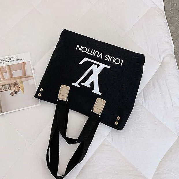 Louis Vuitton LV Simple Canvas Bag Tote Bag Wild Handbag