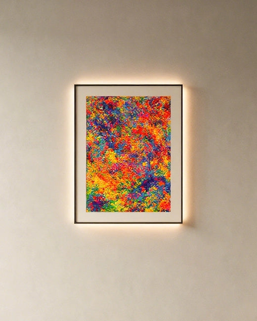 The-LED-Strip-Behind-The-Wall-Painting-Emits-Soft-Light