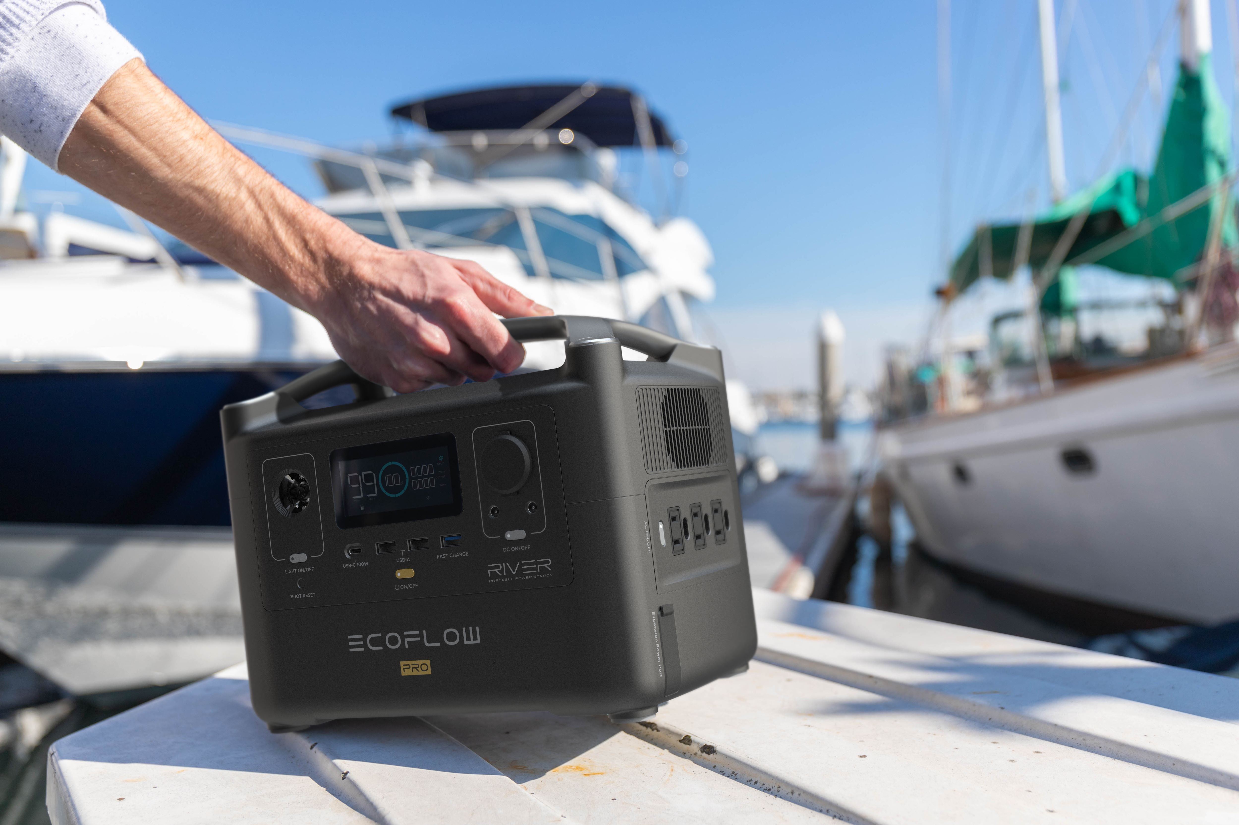 Delta River Pro Portable Power Station for the boat