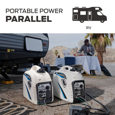 connect 2 units together with a parallel kit to double your power.