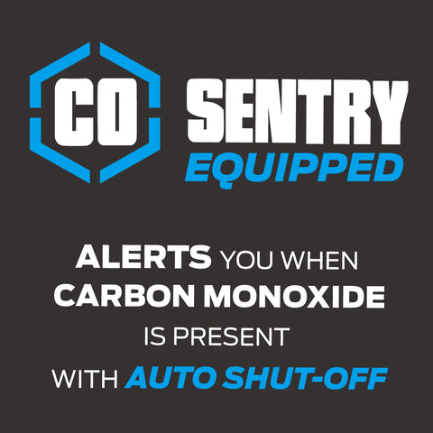 Alerts you when carbon monoxide is present with auto shut-off