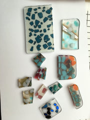 Fused glass part sheets
