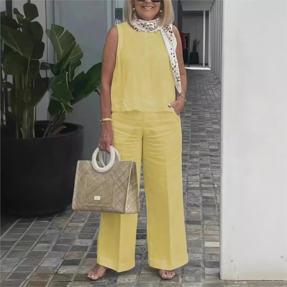 Conjunto Calça e Blusa Carmen + Sandália de Brinde 3