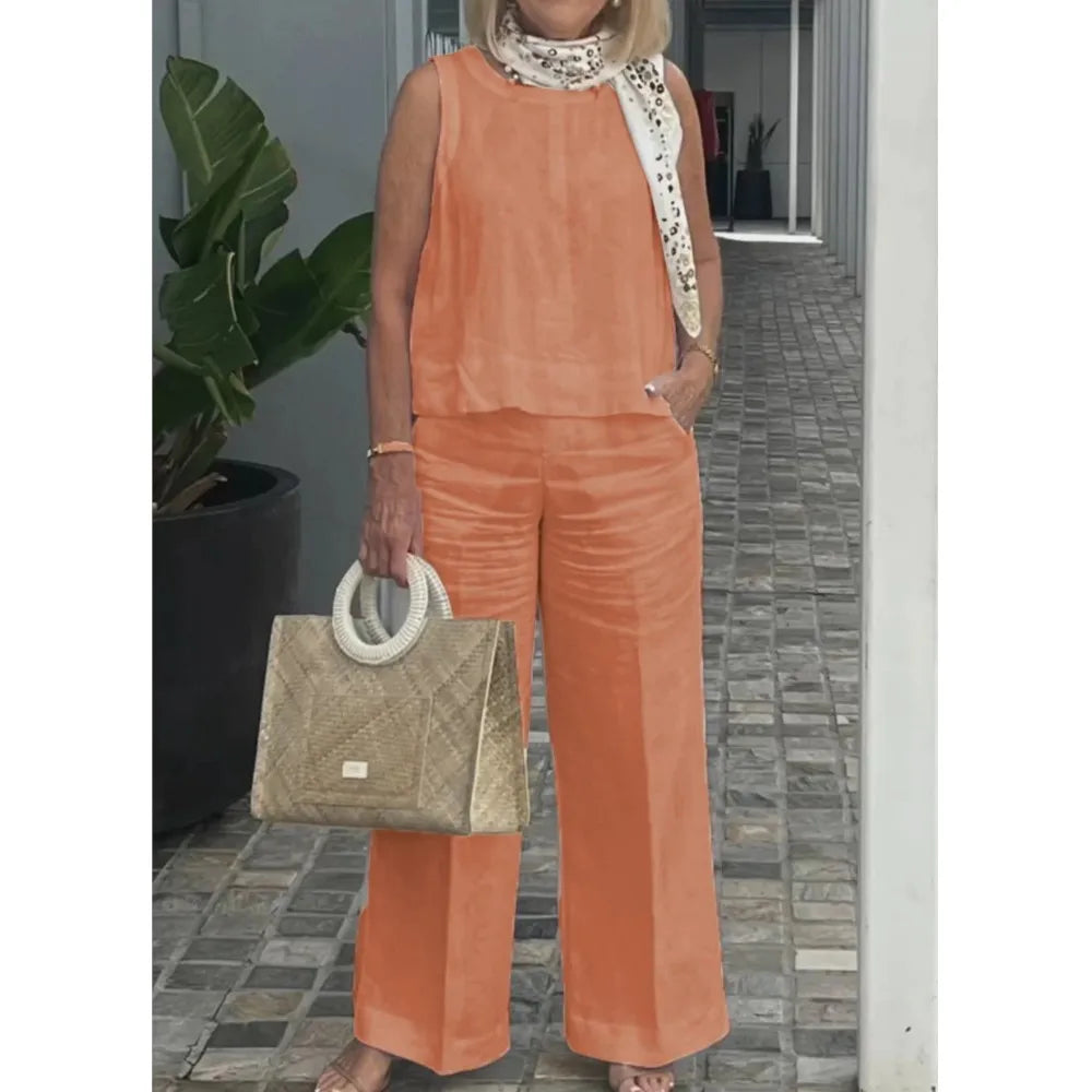 Conjunto Calça e Blusa Carmen + Sandália de Brinde 8