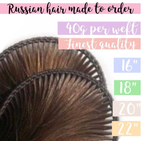 russian hair made to order