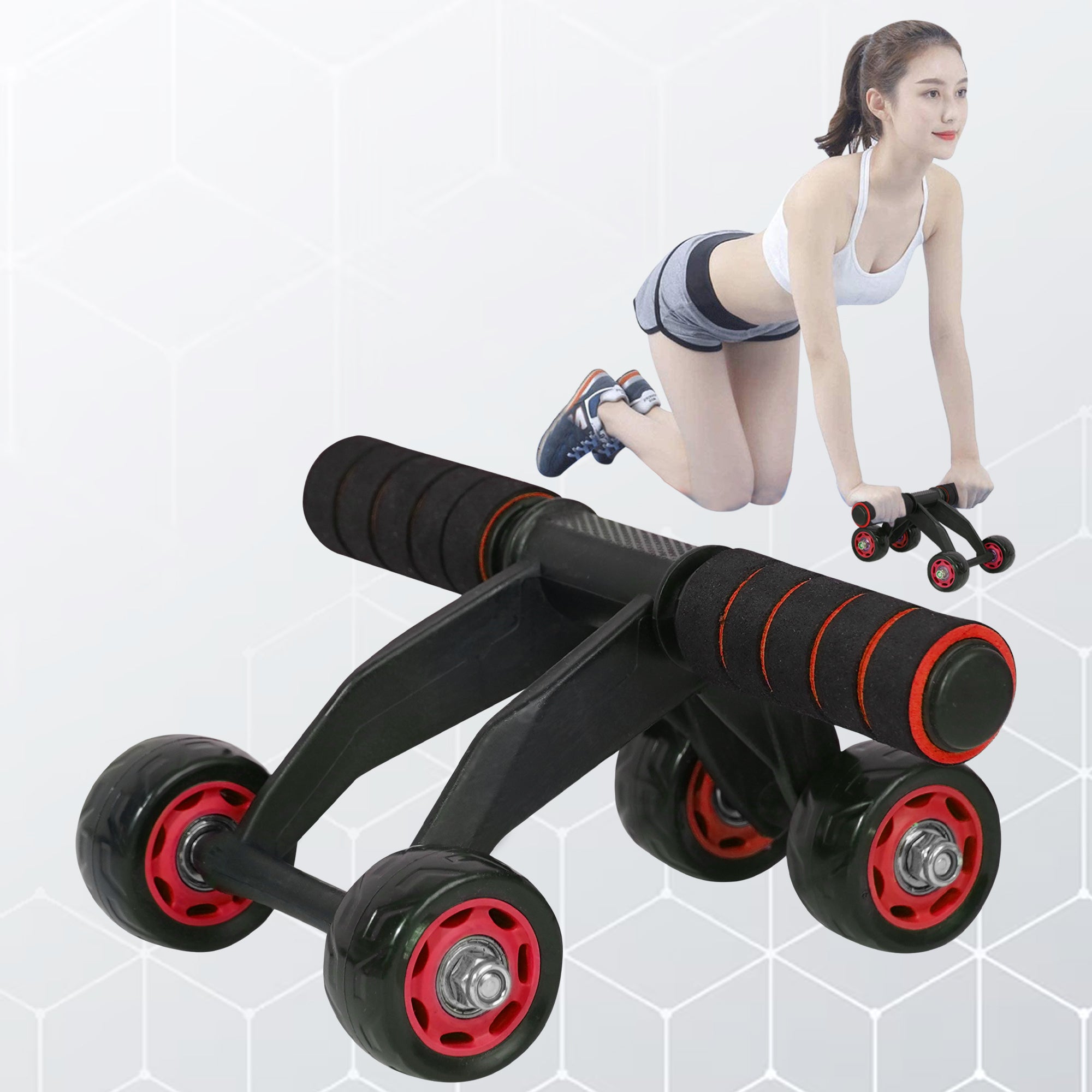 Serenily Multifunctional Ab Roller Wheel - Double Ab Wheel for Home Gy –