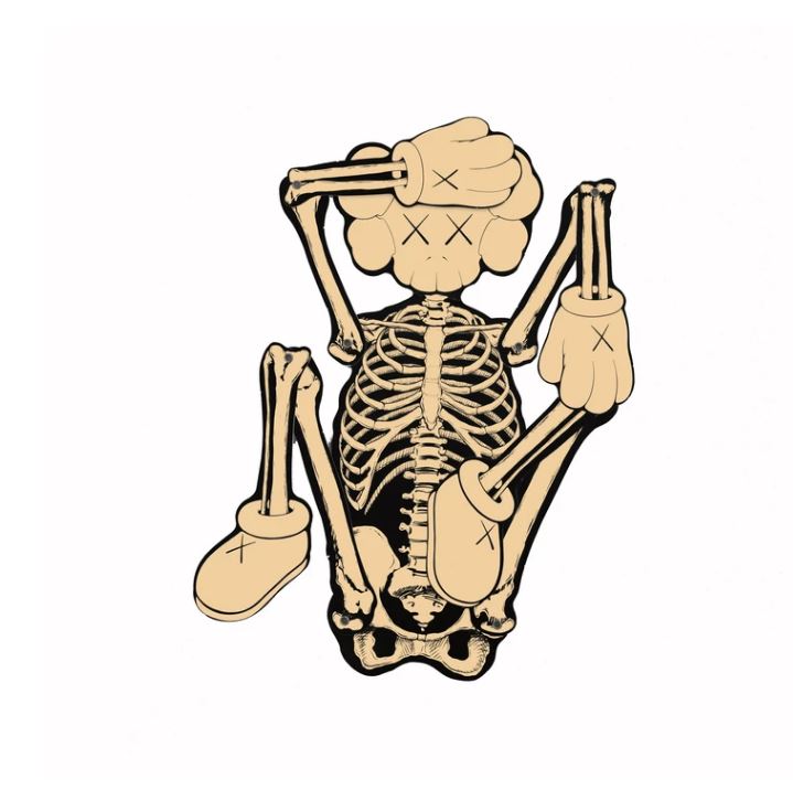 KAWS Skeleton - Bone - Galerie F