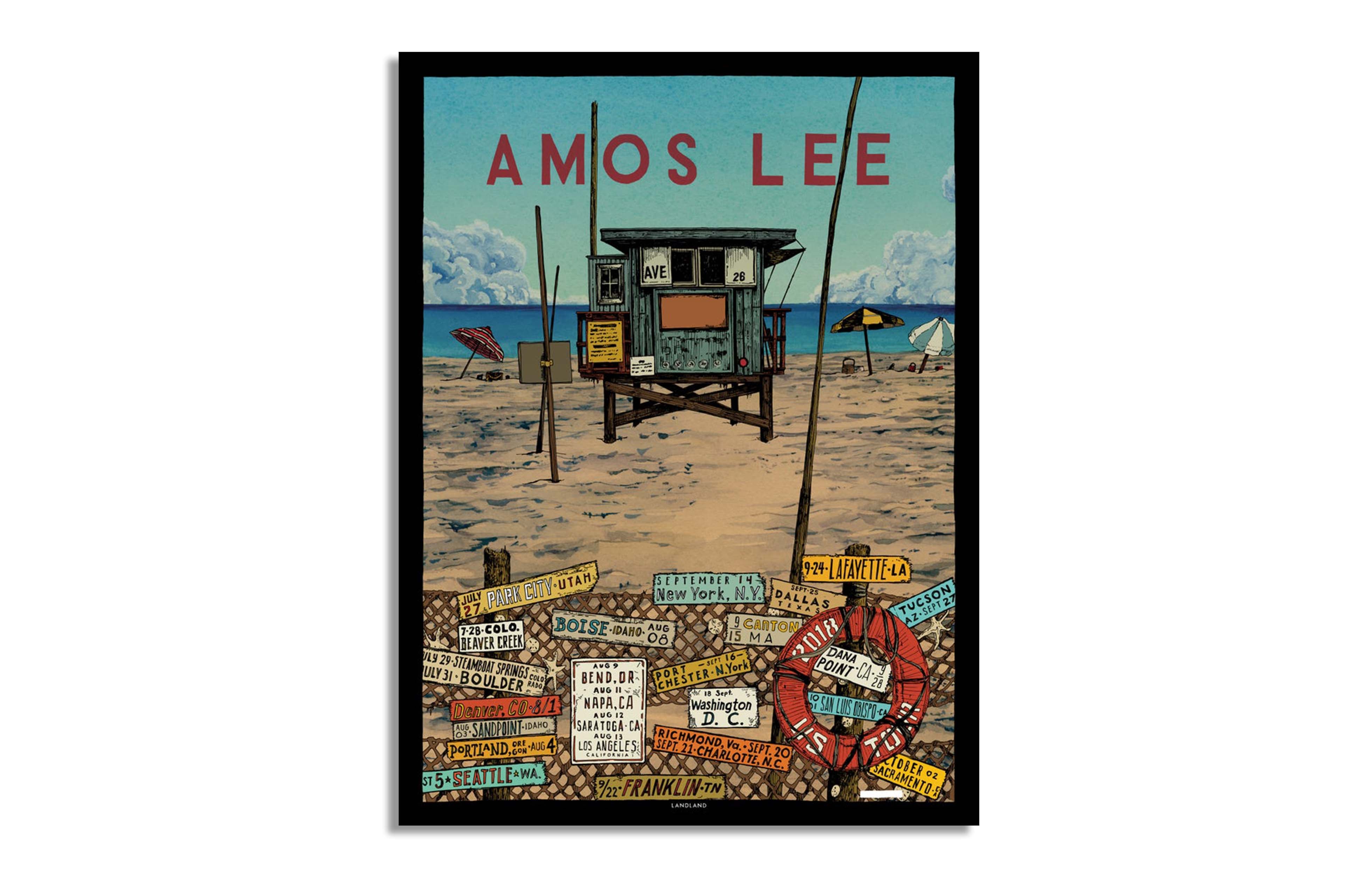 Amos Lee US Tour 2018 by Landland - Galerie F