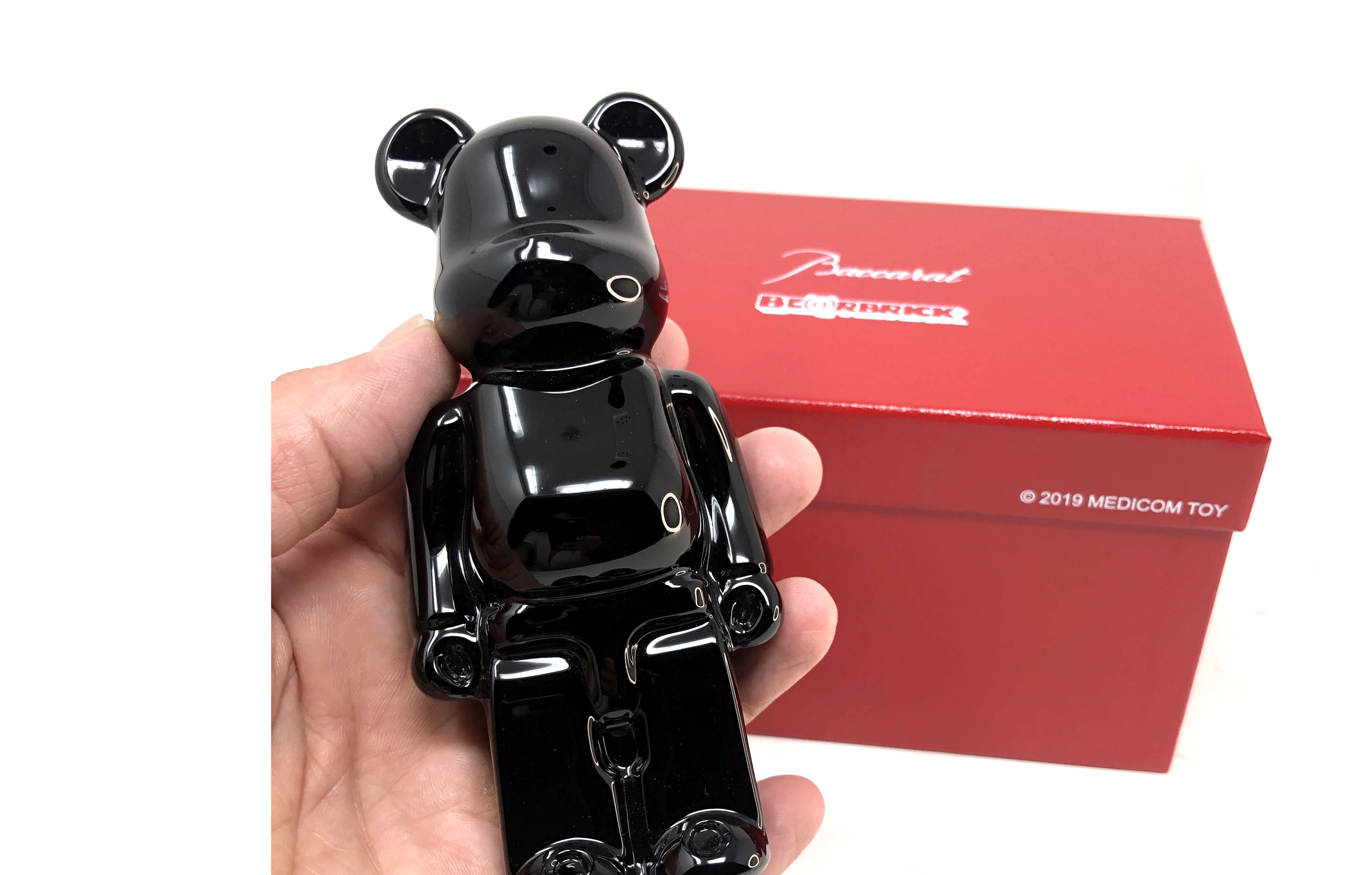 Lead Crystal Bearbrick [Black] by Baccarat - Galerie F